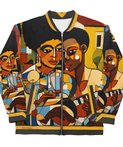 HARLEM LOVE by Sigi'Nommo - artwork Sigi'Nommo - Unisex Bomber Jacket