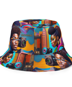 HBCU FIRST LOOK by Sigi'Nommo - artwork Sigi'Nommo - Reversible bucket hat