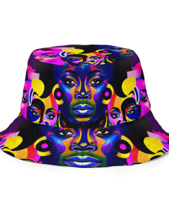 QUEEN OF QUEEN by Sigi'Nommo - artwork Sigi'Nommo - Reversible bucket hat