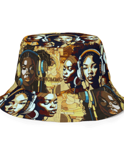 CAFÉ MOCHA by Sigi'Nommo - artwork Sigi'Nommo - Reversible bucket hat