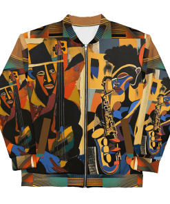 JAZZ FESTIVAL by Sigi'Nommo - artwork Sigi'Nommo -   Unisex Bomber Jacket