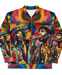 BE HIP BE HOP by Sigi'Nommo - artwork Sigi'Nommo - Unisex Bomber Jacket