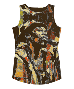 BE HIP BE HOP by Sigi'Nommo - artwork Sigi'Nommo - Sublimation Cut & Sew Tank Top