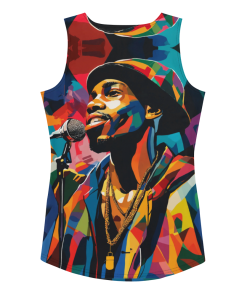 BE HIP BE HOP by Sigi'Nommo - artwork Sigi'Nommo - Sublimation Cut & Sew Tank Top