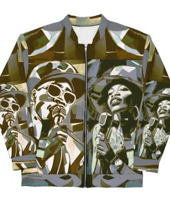 BE HIP BE HOP by Sigi'Nommo - artwork Sigi'Nommo - Unisex Bomber Jacket