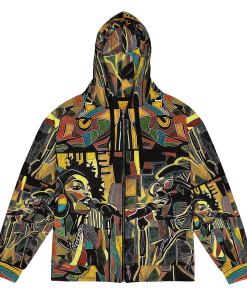 BE HIP BE HOP by Sigi'Nommo - artwork Sigi'Nommo - Unisex zip hoodie