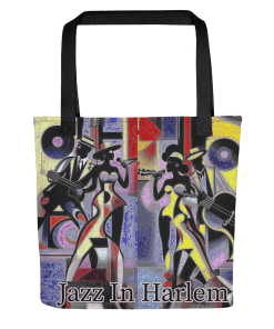 JAZZ IN HARLEM by Sigi'Nommo - artwork Sigi'Nommo - Tote bag