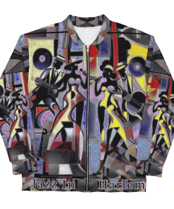 JAZZ IN HARLEM by Sigi'Nommo - artwork Sigi'Nommo - Unisex Bomber Jacket