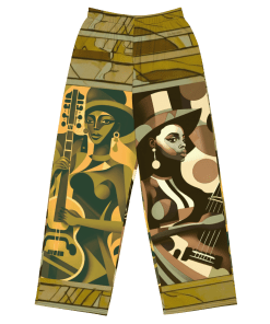 SWING LADIES by Sigi'Nommo - artwork Sigi'Nommo - All-over print unisex wide-leg pants