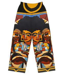 HARLEM LOVE by Sigi'Nommo - artwork Sigi'Nommo - All-over print unisex wide-leg pants