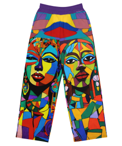 FLAMBOYANT by Sigi'Nommo – artwork Sigi'Nommo - All-over print unisex wide-leg pants