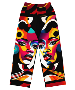 GWADA STYLE by Sigi'Nommo - artwork Sigi'Nommo - All-over print unisex wide-leg pants