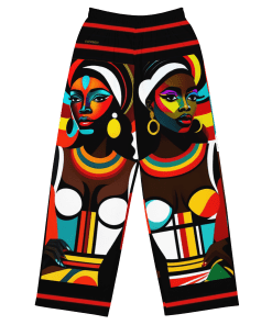 DIVINITY by Sigi'Nommo - artwork Sigi'Nommo - All-over print unisex wide-leg pants