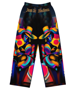 JAZZ IN HARLEM by Sigi'Nommo - artwork Sigi'Nommo - All-over print unisex wide-leg pants