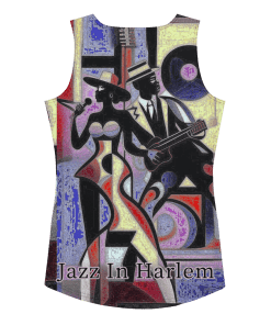JAZZ IN HARLEM by Sigi'Nommo - artwork Sigi'Nommo - Sublimation Cut & Sew Tank Top