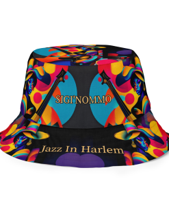 JAZZ IN HARLEM by Sigi'Nommo - artwork Sigi'Nommo - Reversible bucket hat
