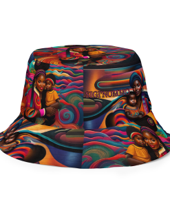 MOTHER LOVE COLLECTION by Sigi'Nommo - artwork Sigi'Nommo - Reversible bucket hat