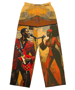 IN THE GROOVE by Sigi'Nommo - artwork Sigi'Nommo - All-over print unisex wide-leg pants