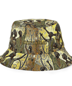 HARLEM RENAISSANCE by Sigi'Nommo - artwork Sigi'Nommo - & EMANCIPATION by Sigi’Nommo – artwork Sigi’Nommo –  Reversible bucket hat