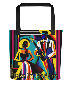 JAZZ IN HARLEM 10a by Sigi'Nommo - artwork Sigi'Nommo - Tote bag