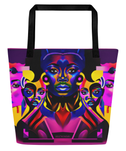 QUEEN OF QUEEN by Sigi'Nommo - artwork Sigi'Nommo - All-Over Print Large Tote Bag