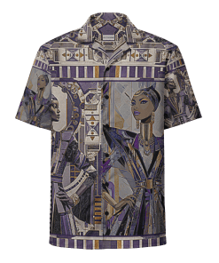 FASHION LADIES by Sigi'Nommo – artwork Sigi'Nommo -Unisex button shirt