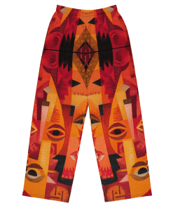 SPIRITUAL by Sigi'Nommo – artwork Sigi'Nommo -All-over print unisex wide-leg pants