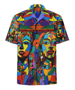FLAMBOYANT by Sigi'Nommo – artwork Sigi'Nommo - Unisex button shirt