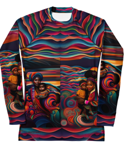 MOTHER LOVE COLLECTION a* by Sigi’Nommo – artwork Sigi’Nommo – Women's Rash Guard