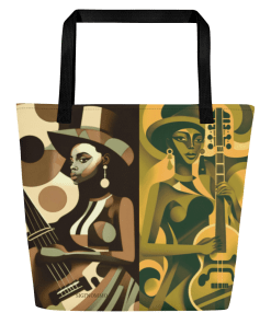 SWING LADIES by Sigi'Nommo - artwork Sigi'Nommo - All-Over Print Large Tote Bag