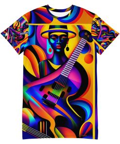 MELODY KREYOL by Sigi'Nommo - artwork Sigi'Nommo - T-shirt dress