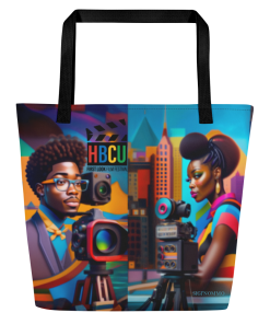 HBCU FIRST LOOK by Sigi’Nommo – artwork Sigi’Nommo  All-Over Print Large Tote Bag